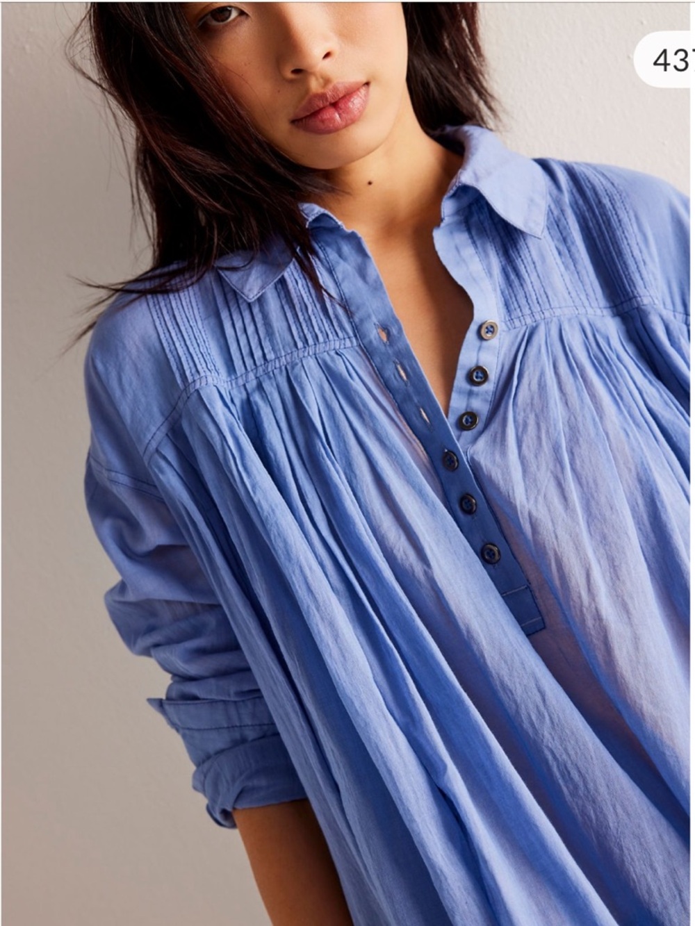 We The Free Sheer Swing Top - current on website.  Only worn once EUC - Picture 2 of 12